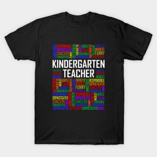 Kindergarten Teacher Words T-Shirt